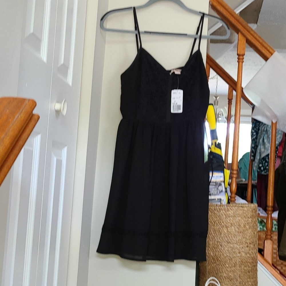 Black short sundress